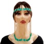 M102 Water Drop Pendant Tassel Face Chain Forehead Necklace