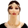 M102 Water Drop Pendant Tassel Face Chain Forehead Necklace