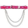 SM908 Multi Layer Chain Tassel Leather Leg Ring
