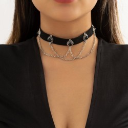 Chain Tassel Choker