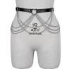 Love Heart Ring Buckled Waist Chain Belt