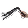 Bow Single Stud Handle Leather Whip