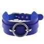 Silver O-Ring Punk Collar