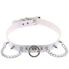 Ring With Chain Leather Collar