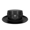 Men's Steampunk Skull Rivet Hat