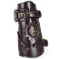 Medieval Unisex Faux Back Leather Bracer Arm Cuff