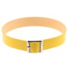 Harajuku Punk Rock Leather Collar - Silver