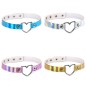 Laser Collar Metal Heart Collar