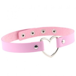 Metal Heart Collar - 4 Snap