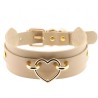 Golden Heart Punk Collar