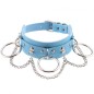 Metal O Ring Collar With Chain