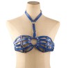 Erotic Women's Bra with Breast Garters