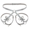 Butterfly PU Waist With Leggings
