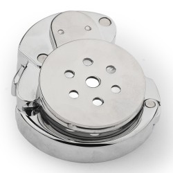 Lid Chastity Cock Cage - Adjustable Ring