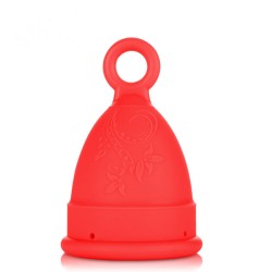 Pull Ring Menstrual Cup