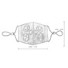 Steampunk Seriated Adjustable Mask