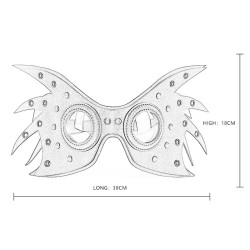 Steampunk Wing Party Cosplay Mask