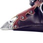 Plague Bird Doctor Mask Brown PU Leather Bird Beak Masks