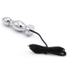 Bipolar Metal Electric Shock Butt Plug- T