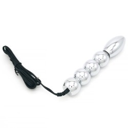 Bipolar Metal Electric Shock Butt Plug- S