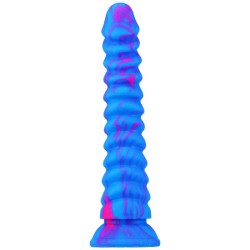 Realistic Colorful  Silicone Dildo - Squama