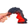 Unicorn Lifelike Silicone Dildo - Fire