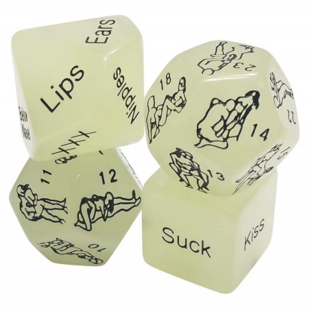 4Pcs Luminous Sexy Dice