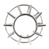 Hollow Flat Head Stainless Steel Anal Plug