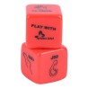 Red Acrylic Dice Game Sexy Toy