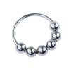 Steel Cock Ring/Glans Ring With 6 Balls