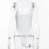 Hot Ladies Strappy High Hip Lace Teddy