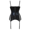 Charming Black Breathable Corset For Ladies