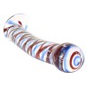 Lattice Pattern Glass Dildo