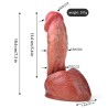 Ultra Realistic Dildo with Suction Cup - 7.3 inch