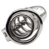 Bolted Chastity Cage With Spikes