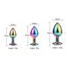 Colorful Stainless Steel Jewelry Butt Plug