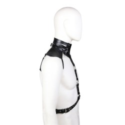 Men's Faux Leather Halter