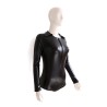 Black Ultra-Shine PVC Mini Dress