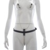 Chain T-back With Nipple Clamp