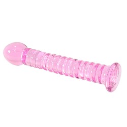 Pink Glass Butt Plug