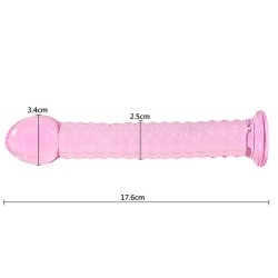 Pink Glass Butt Plug