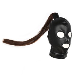 Bondage Hood With Wig