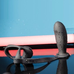 Cock &amp; Ball Ring With Prostate Plug