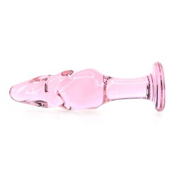 Pink Glass Butt Plug