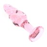 Pink Glass Butt Plug