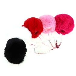 Bunny Tail Glass Butt Plug