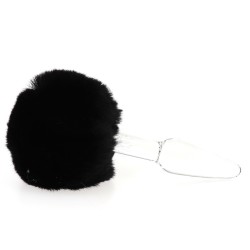 Bunny Tail Glass Butt Plug