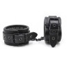 Pin Buckle Leather Collar &amp; Cuffs
