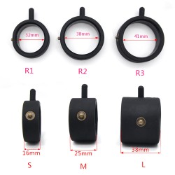 Silicone Electric Shock C&amp; B Ring - M