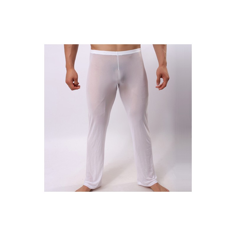 Strong Men Loose Transparent Mesh Pants